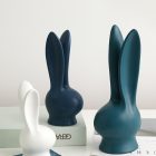Decoratiuni minimaliste de paste, iepuri din ceramica