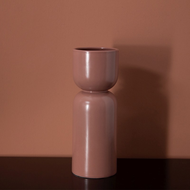 Vaza ceramica, maro, 27cm decoralis.ro/