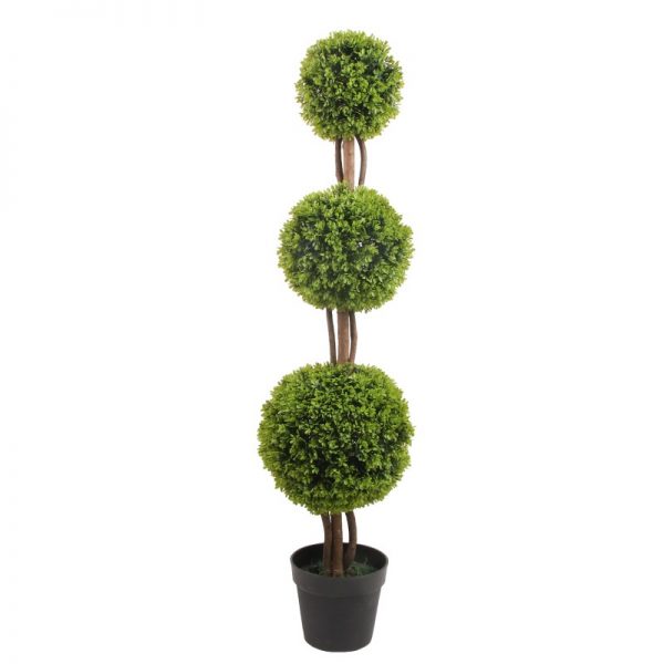 Buxus ornamental pentru gradina. Imita perfect planta datorita trunchiului din lemn